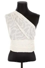 White Polyester IRO Top