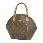 Brown Fabric Louis Vuitton Ellipse