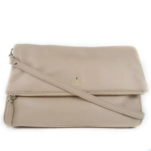 Beige Leather Kate Spade Shoulder Bag