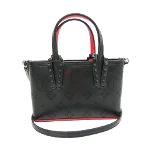 Black Leather Christian Louboutin Handbag