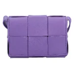 Purple Leather Bottega Veneta Crossbody Bag