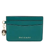 Green Leather Bvlgari Wallet