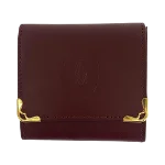 Red Leather Cartier Wallet