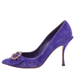 Purple Suede Dolce & Gabbana Heels