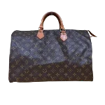 Brown Canvas Louis Vuitton Speedy