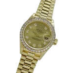 Yellow Yellow Gold Rolex Watch