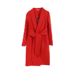 Red Fabric Bottega Veneta Coat