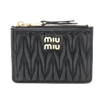 Black Leather Miu Miu Wallet