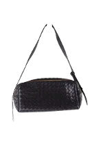 Black Leather Elleme Handbag