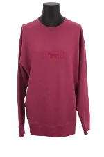 Burgundy Cotton Puma Sweatshirt