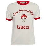 White Fabric Gucci Top