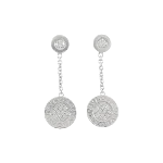 Silver White Gold Bvlgari Earrings