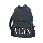 Black Fabric Valentino Backpack