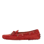 Red Suede TOD's Flats