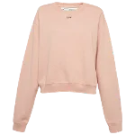 Pink Fabric Off White Sweatshirt