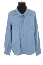 Blue Cotton Sézane Shirt