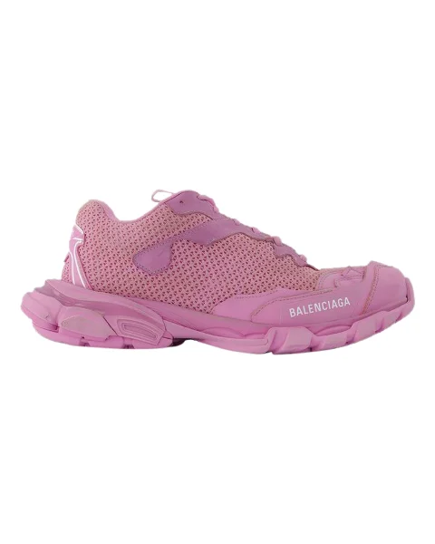 Pink Mesh Balenciaga Sneakers