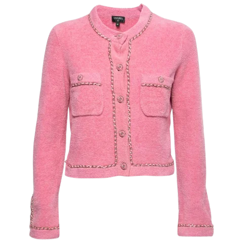 Pink Fabric Chanel Jacket