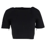 Black Wool Giambattista Valli Top