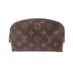 Brown Canvas Louis Vuitton Cosmetic Pouch