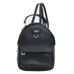 Black Leather Furla Backpack