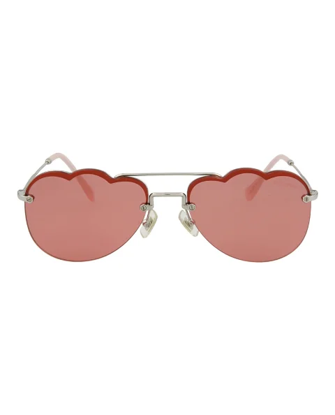 Pink Metal Miu Miu Sunglasses