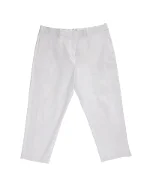 White Cotton Jil Sander Pants