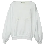 White Fabric Gucci Sweatshirt