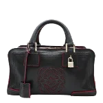 Black Leather Loewe Amazona