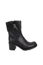 Black Leather Free lance Boots