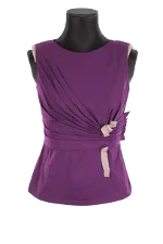 Purple Cotton Paule Ka Top