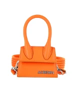 Orange Leather Jacquemus Crossbody Bag