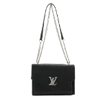 Black Leather Louis Vuitton MyLockMe