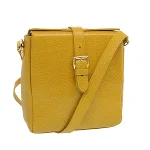 Yellow Leather Versace Crossbody Bag