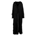 Black Polyester Roberto Cavalli Coat