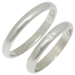 Silver Platinum Cartier Ring