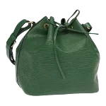 Green Leather Louis Vuitton Noe