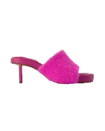 Pink Fabric Jacquemus Sandals