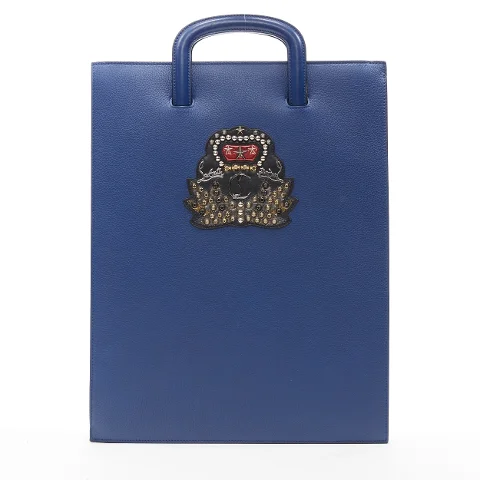 Blue Leather Christian Louboutin Handbag