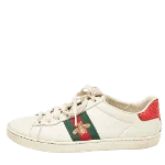 White Leather Gucci Sneakers