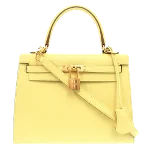 Yellow Leather Hermès Kelly