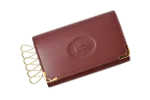 Brown Leather Cartier Key Holder