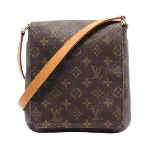 Brown Canvas Louis Vuitton Musette Salsa