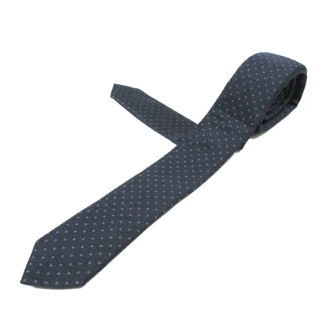 Navy Silk Dior Tie