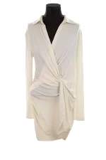 Beige Viscose Jacquemus Dress