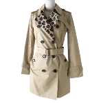 Brown Cotton Coach Coat