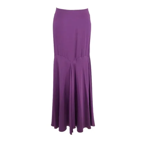 Purple Fabric Roberto Cavalli Skirt