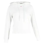 White Cotton Off White Sweatshirt