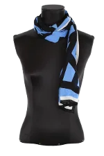 Blue Viscose Marc Jacobs Scarf