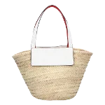 Beige Raffia Christian Louboutin Tote